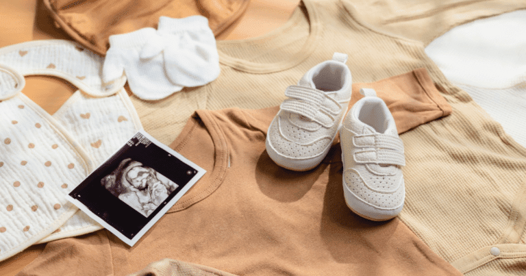 A gestational carrier's ultrasound shared with the intended parents