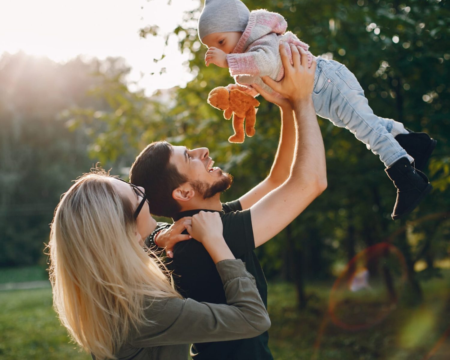 Happy Family with kid Happy Family with kid