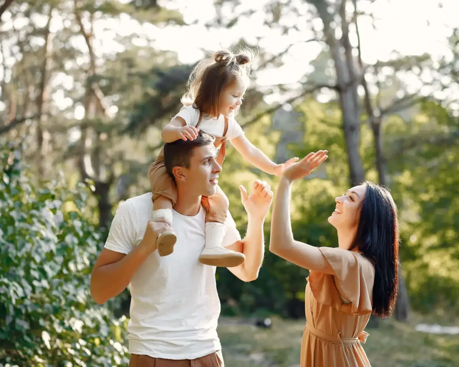 Happy Family with kid